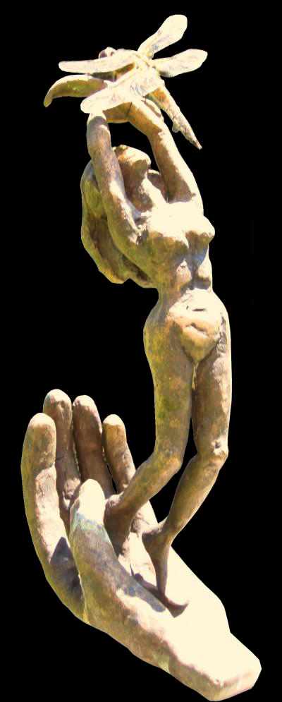 Frau in Hand